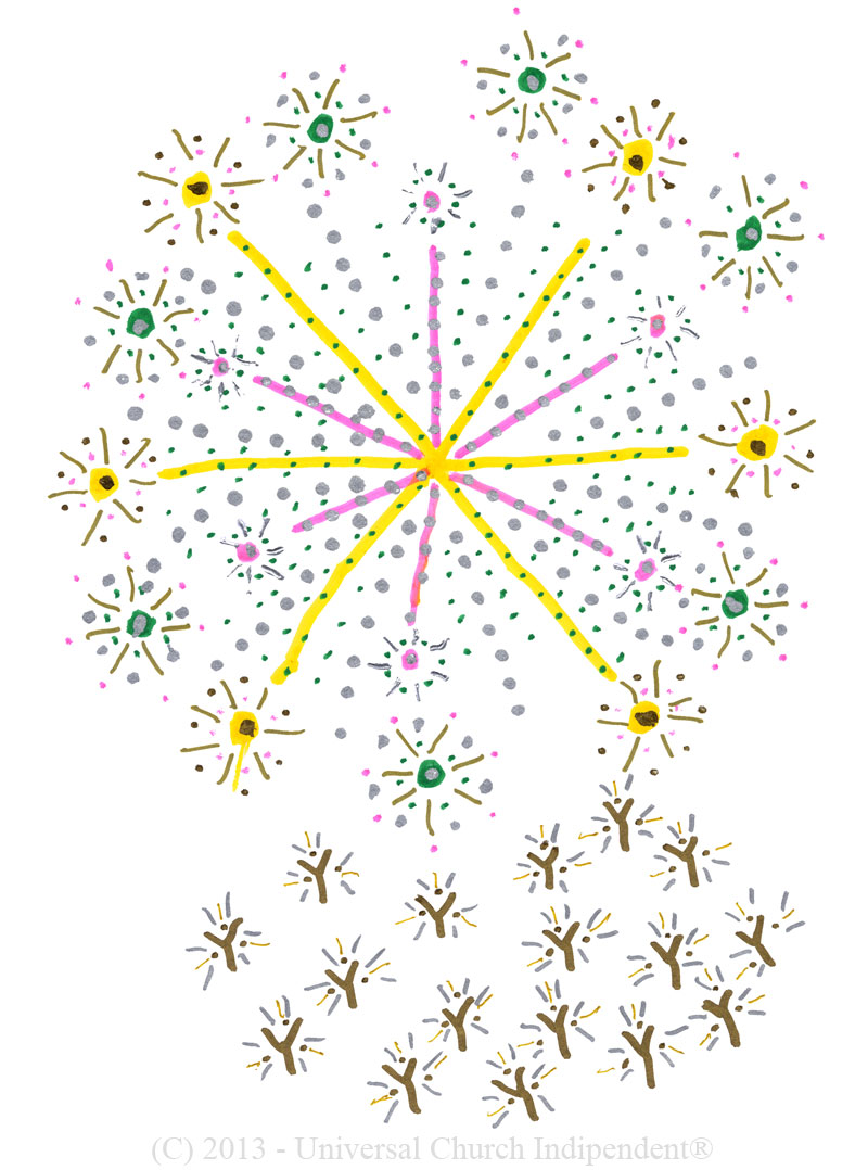 Disegno di Pregare